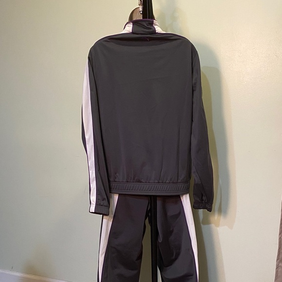 Puma Men Charcoal and White Windbreaker - Picture 4 of 6